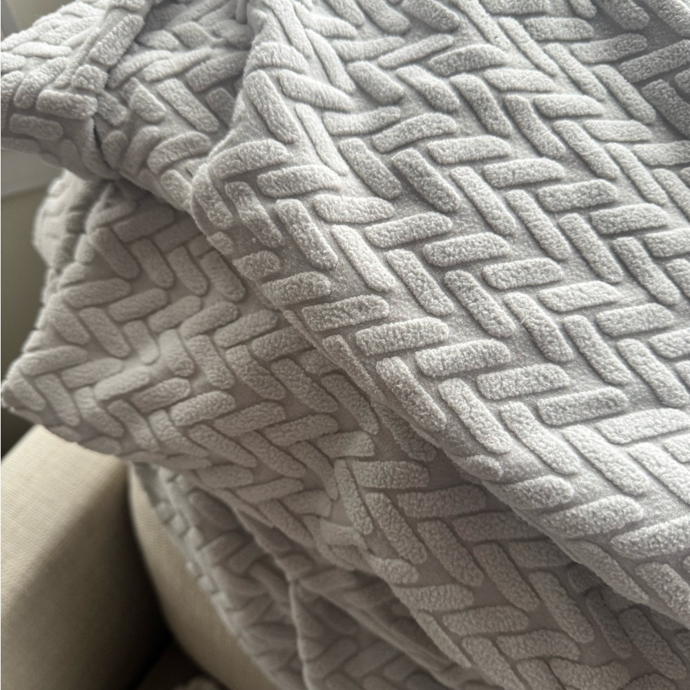 Nolan Interiors, Gray Sofa Covers, set of 9, wheat pattern